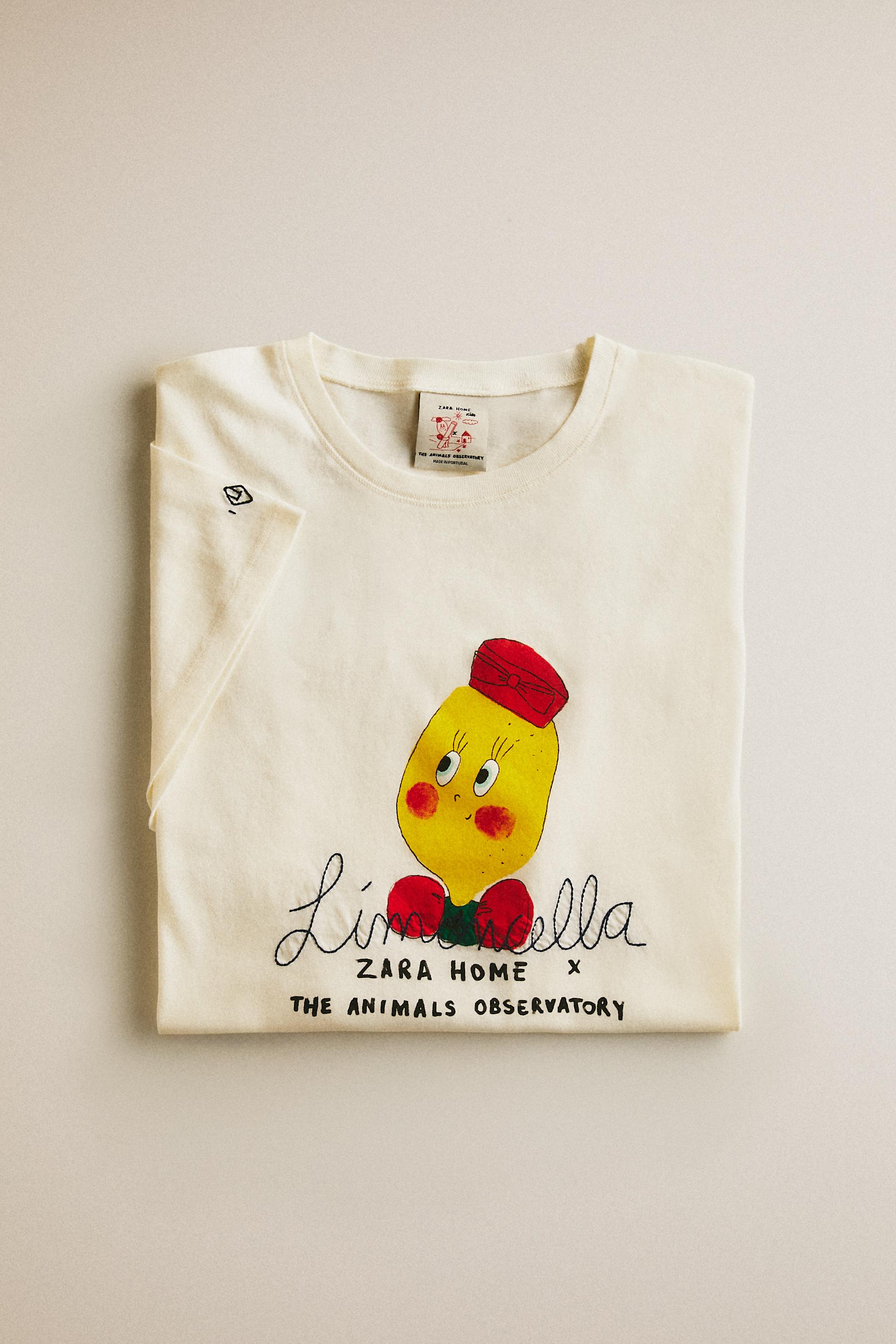 KIDS LIMONCELLA X THE ANIMALS OBSERVATORY T-SHIRT